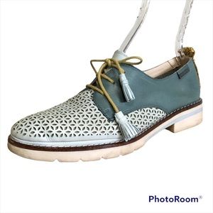 PIKOLINOS - "Sitges" W7J-4846C1 Blue Oxfords Derby Shoes -  Euro Size 40